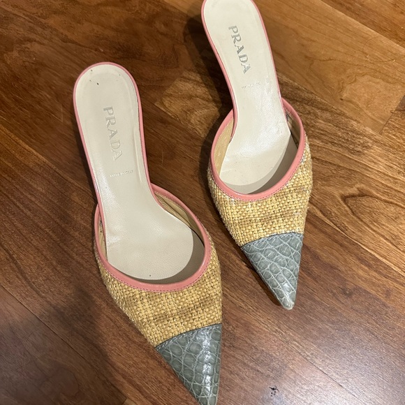 Vintage Prada Kitten Heels Talons Prada - Picture 6 of 12